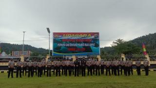 2 Perwira dan 17 Bintara Anggota Polres Raja Ampat Telah Naik Pangkat